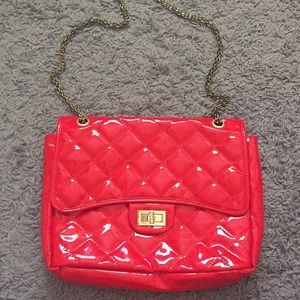 Quilted chain purse